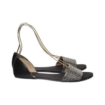 Sandalen (Zwart, Wit) van JustFab