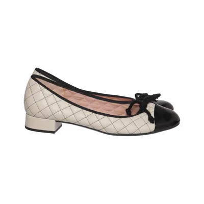 Ballerinaskor (Beige, Svart) från Pretty Ballerinas Skinn