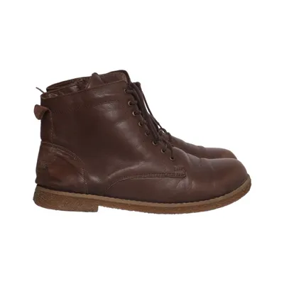 Bottes à lacets (Marron) de Andrea Conti Cuir