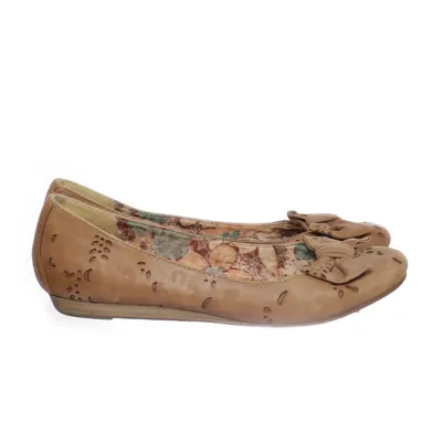 Ballet flats (Beige) from Marco Tozzi Leather