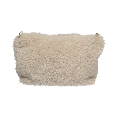 Sac à main (Beige) Fausse fourrure