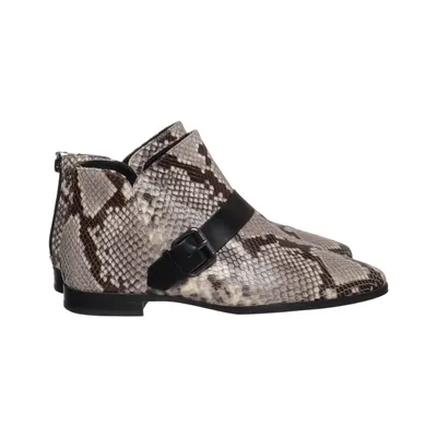 Ankle boots (Gray, Black, Multicolored) from What For Leather