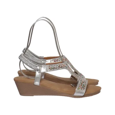 Wedges (Silver, Multicolored) from Siketu
