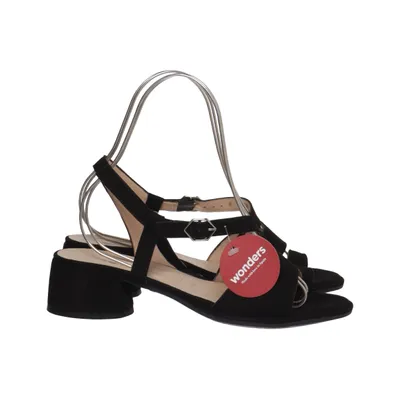 Sandals (Black) from Wonders Leather