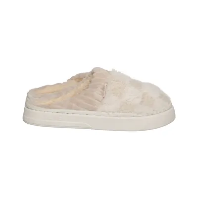Slippers (Beige, Wit) van Home Polyester, Polyurethaan