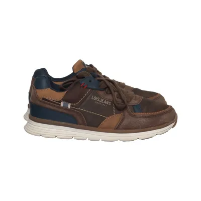 Baskets (Marron, Bleu) de Lois Jeans Cuir
