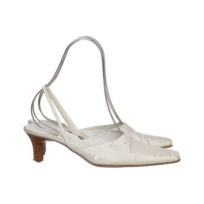 Mules (White) from Network Leather