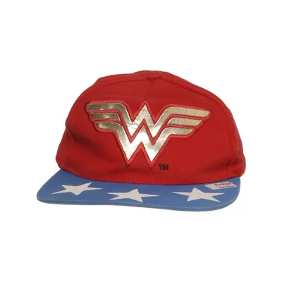 Baseball-Mütze (Rot, Blau, Mehrfarbig) von Wonder Woman Baumwolle