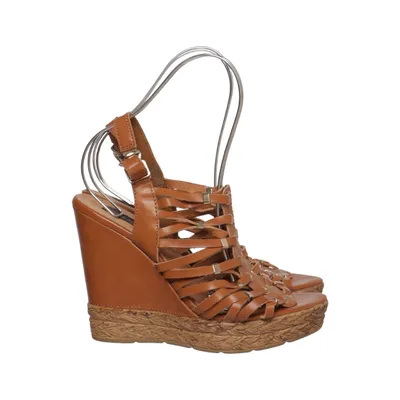 Keilschuhe (Braun) von Sergio Todzi Leder