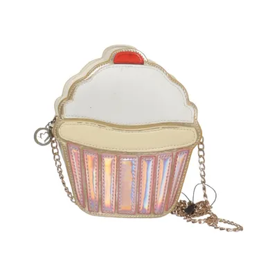 Shoulder-bag (White, Pink, Gold)