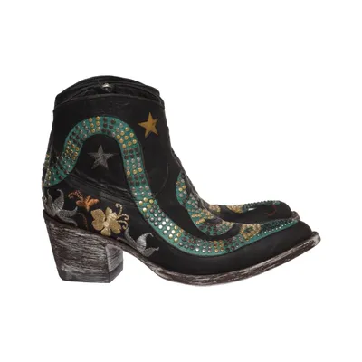Ankle boots (Black, Multicolored) from Old Gringo Leather