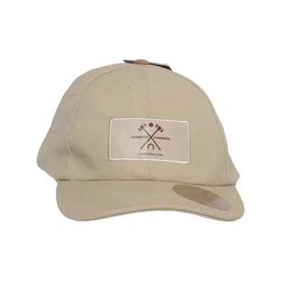 Honkbalpet (Beige) van Vinga Gerecycled katoen, Gerecycled polyester, Polyester