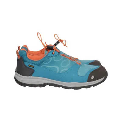 Hiking shoes (Blue, Orange) from Jack Wolfskin Leather