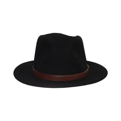 Chapeau Fedora (Messer) de Brixton Polyuréthane, Laine