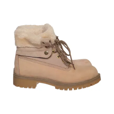 Bottes à lacets (Rose) de Landrover Cuir