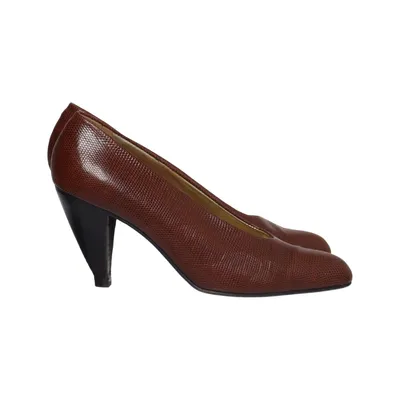 Escarpins (Marron) de Walter Steiger Cuir