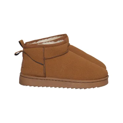 Ankle boots (Brown) from Sport Best Fashion Faux suede, Polyurethane
