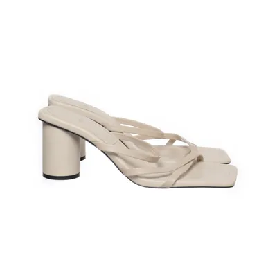 Højhælede sandaler (Beige) fra Zara