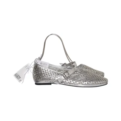Ballet flats (Silver) from H&M
