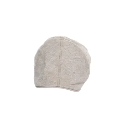 Flat cap (Beige) från Wigens Bomull, Linne