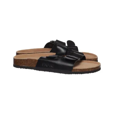 Sandales (Noir) de Exani Cuir