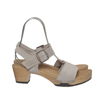 Sabots (Gris) de SOFTCLOX Cuir, Daim