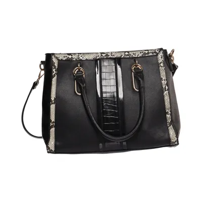 Håndtaske (Sort, Beige) fra Dorothy Perkins Polyester, Polyurethan