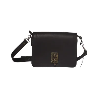 Shoulder-bag (Black) from Caiman Leather
