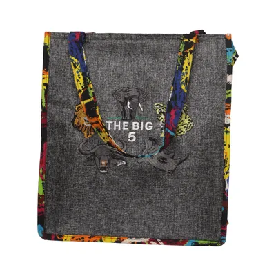 Canvas bag (Gray, Multicolored) from Intex