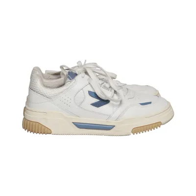 Sneakers (Hvid, Blå) fra Hub Læder