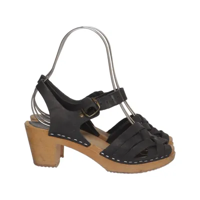 Clogs (Black) from Moheda Leather