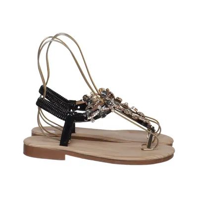 Sandaler (Svart, Beige, Flerfärgad)