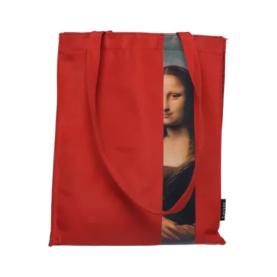 Canvas tas (Rood, Meerkleurig) van Louvre