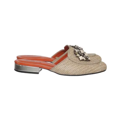 Slip-ins (Beige, Oranje) van Nova Shoes Leer