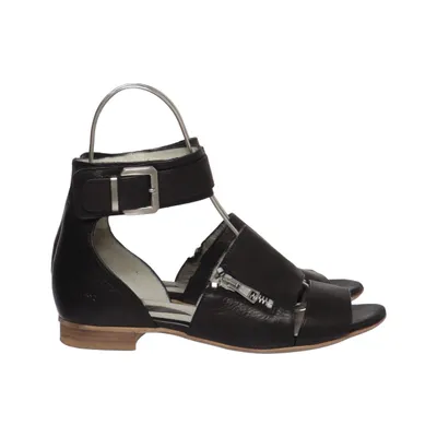 Sandales (Noir) de Nude Cuir