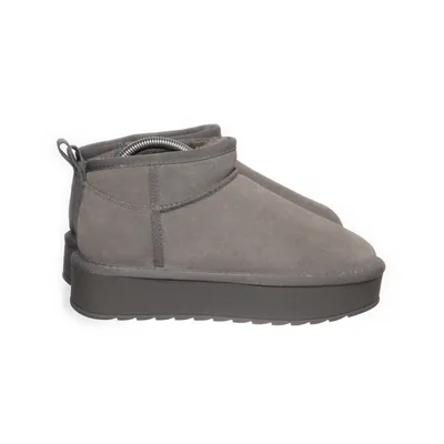 Ankle boots (Gray) from Pace Suede
