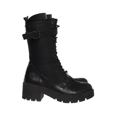 Snørestøvler (Sort) fra Denim