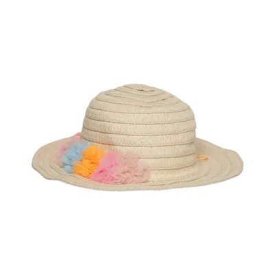 Zonnehoed (Beige, Meerkleurig) van Billieblush Polyester
