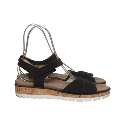 Sandals (Black) from Avena Leather