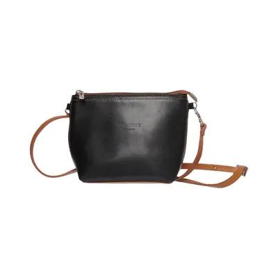 Shoulder-bag (Black, Brown) from vera pelle