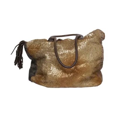 Handbag (Gold, Brown, Multicolored) from Caterina Lucchi