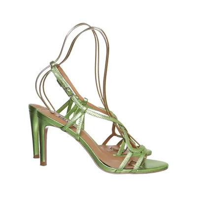 Sandales à talons hauts (Vert) de Bibi Lou