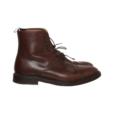 Bottes à lacets (Marron) de Brugnoni Cuir