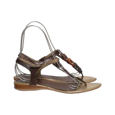 Sandales (Marron, Or) de Pikolinos Cuir