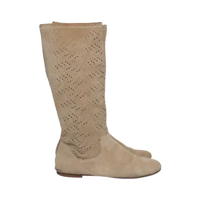 Bottes (Beige) de Unisa Cuir