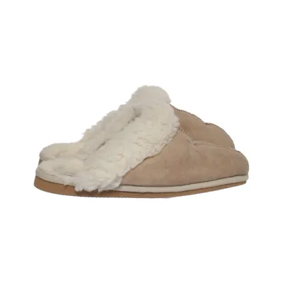 Slippers (Beige, White) from Shepherd Leather, Wool