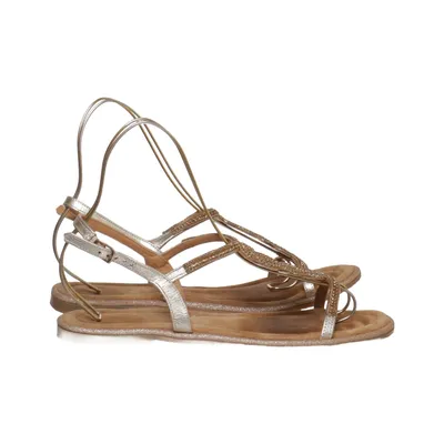 Sandals (Gold) from Salamander Leather