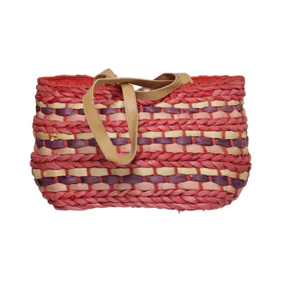 Strandtasche (Pink, Mehrfarbig)