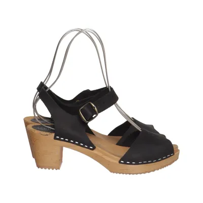 Clogs (Black) from Moheda Leather