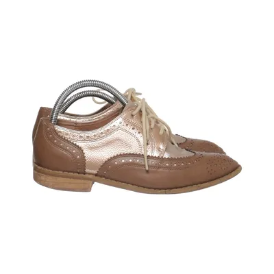 Brogues (Brown, Gold) from Vanessa Wu